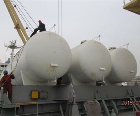 Бак для хранения 2.2MPa горизонтального СО2 16MnDR Q235-B жидкостного криогенный